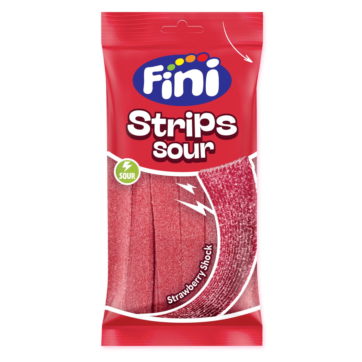 FINI CEINTURE FRAISE STRIPS 90g