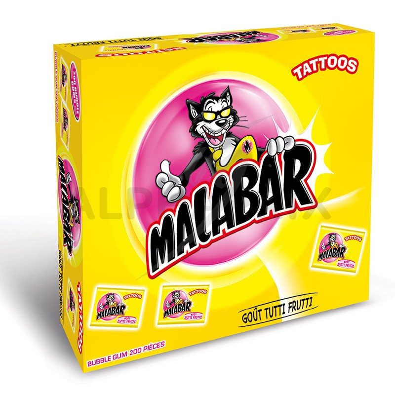 MALABAR GOUT TUTTI FRUITTI  200 UNITÉ