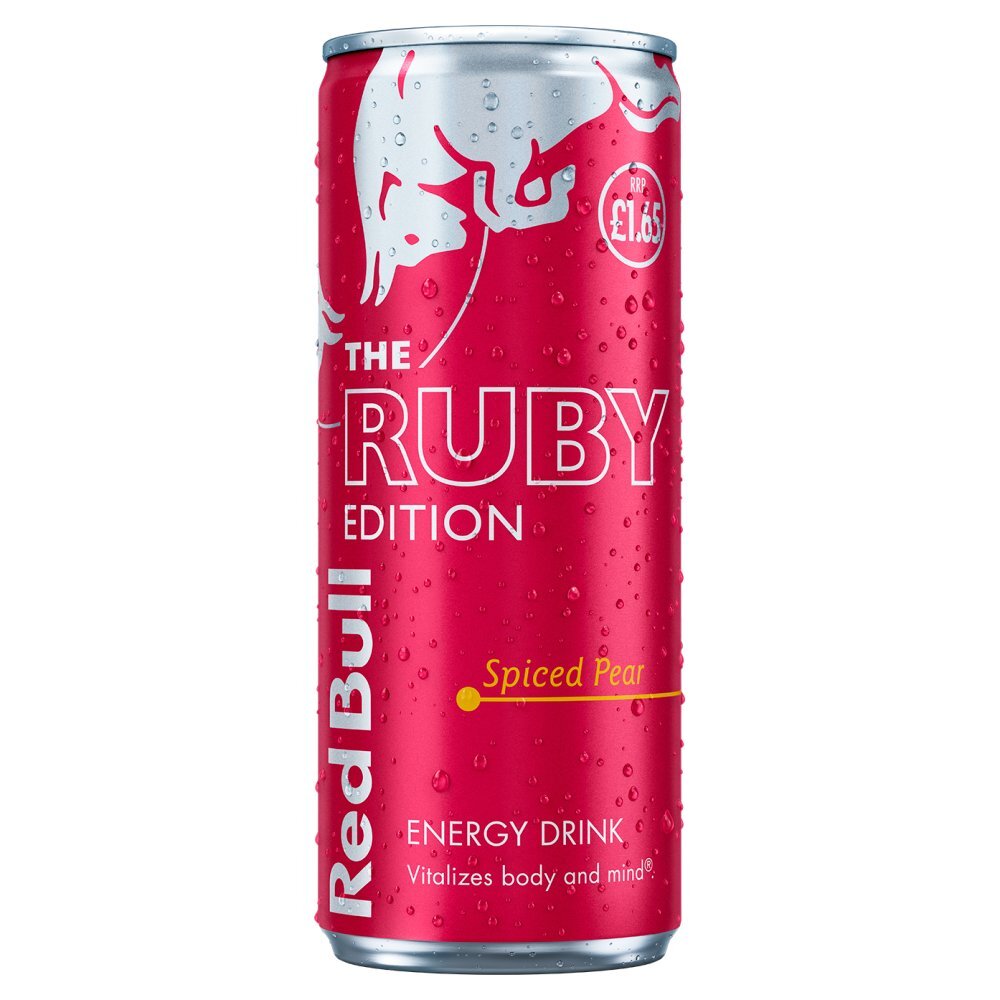 RED BULL ÉDITION RUBY POIRE ÉPICÉE (UK) 25 cl