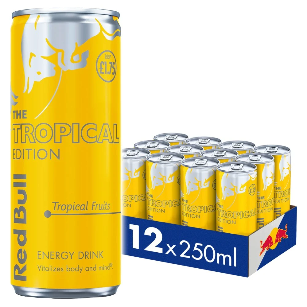 RED BULL TROPICAL 25cl (UK)