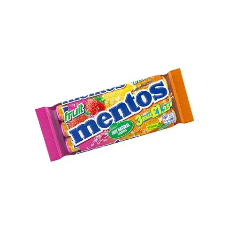 MENTOS FRUIT 25x3 PACK 114g
